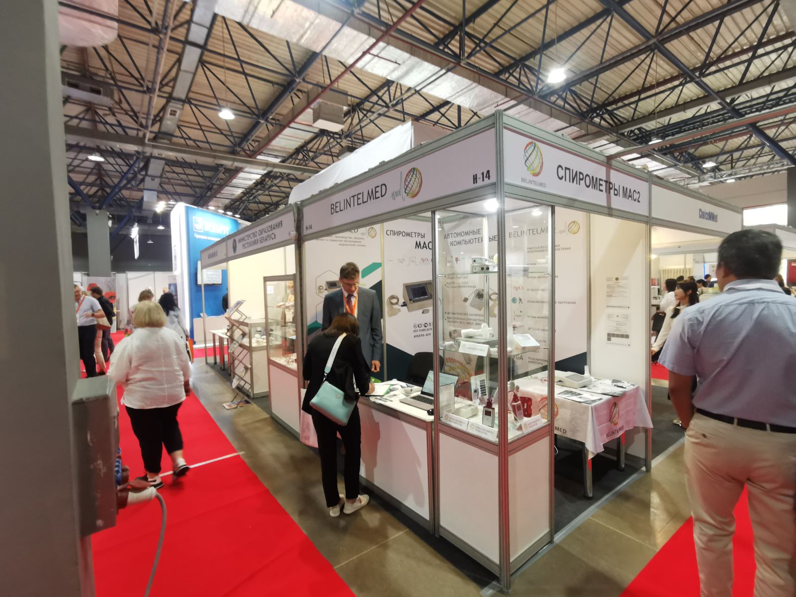KIHE 2023 выставка стенд медицинскими диагностическими приборами Belintelmed