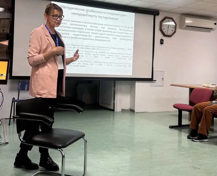 Главный внештатный пульмонолог Минздрава РБ Елена Игнатьевна Давидовская