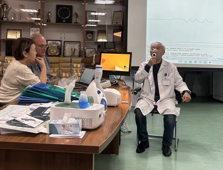 Стенд Спирометрия Конгресс Астана 2023