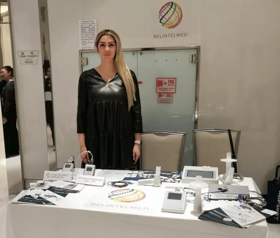 Белинтелмед стенд спирометрия Астана 2023